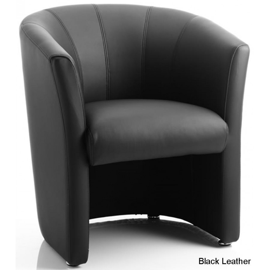Neo Leather Single Tub Reception Chair